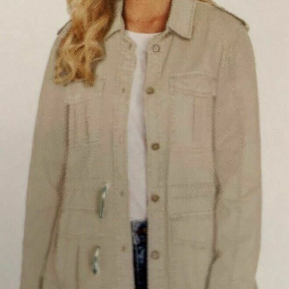 Buffalo David Bitton Women's Shirt Jacket Beige Size Variety